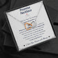 Love You This Much Promise 14k White Gold Necklace | Romantic Birthday Gift | Promise Necklace | Best for Girlfriend