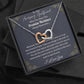 Love You This Much Promise 14k White Gold Necklace | Romantic Birthday Gift | Promise Necklace | Best for Girlfriend