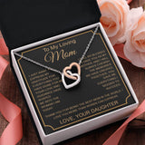 To My Loving Mom Interlocking VipSilverOnly (Coánhmainphuhop)