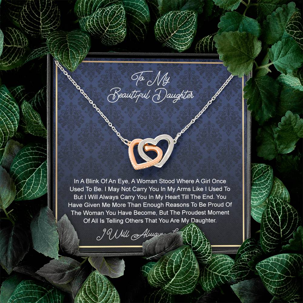 To My beautiful Daughter From In A Template Interlocking NC