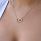B0CR2ZTVDT VIRAGIL To My Soulmate Necklace Gift for Wife, Girlfriend, Fiancée - Anniversary, Valentine's Day Necklace Gift Soul Mates Gift, Soulmate Jewelry Birthday Gifts From Husband Interlocking Standard Box