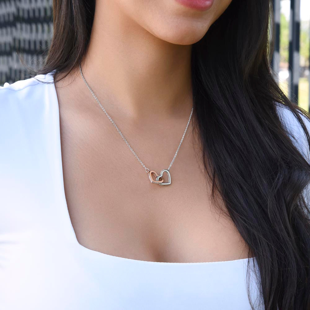 Love You This Much Promise 14k White Gold Necklace | Romantic Birthday Gift | Promise Necklace | Best for Girlfriend