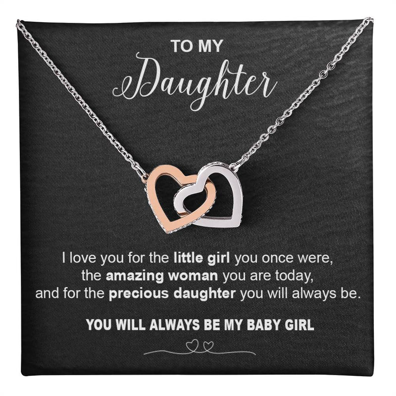 to my Daughter i love you Template Interlocking NC