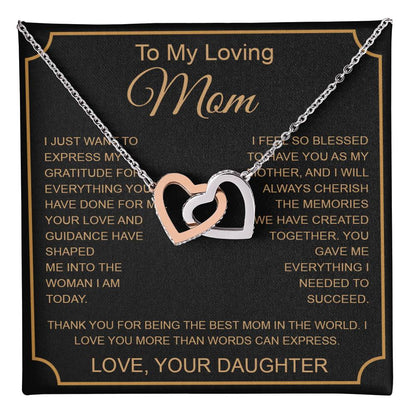 To My Loving Mom Interlocking VipSilverOnly (Coánhmainphuhop)