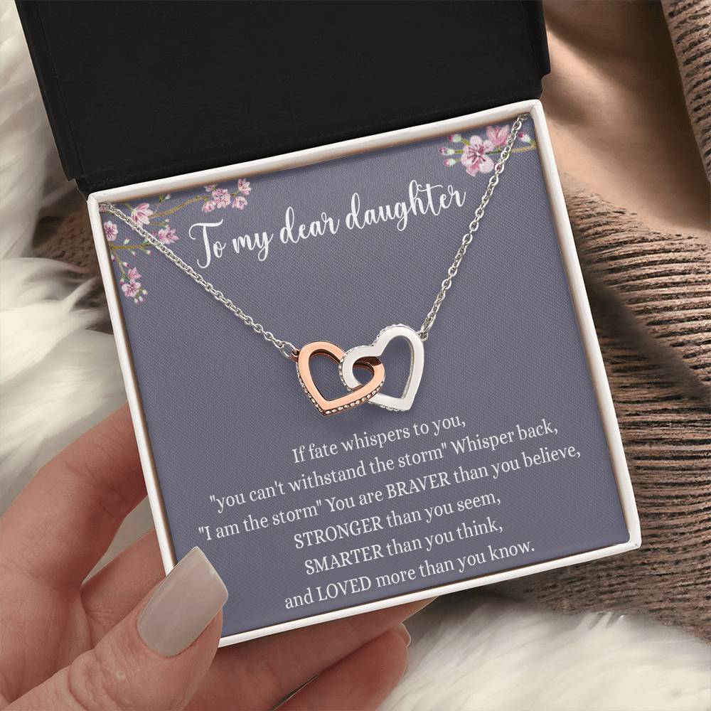 To my dear daughter Interlocking VipSilverOnly (Coánhmainphuhop)