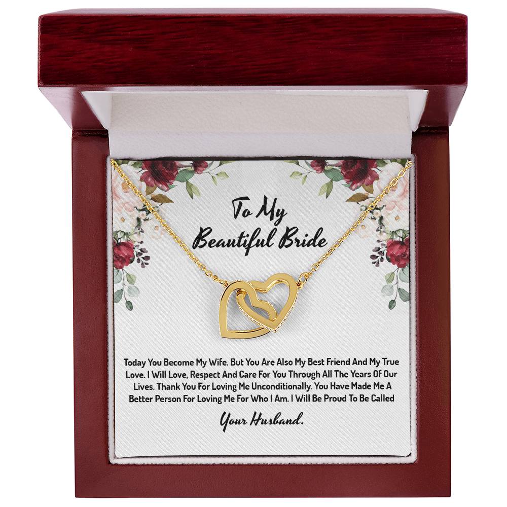 Infinity Hearts Groom to Bride Gift Wedding Day Gift for Bride from Groom to Bride Yeahnecklace3D19-820_99