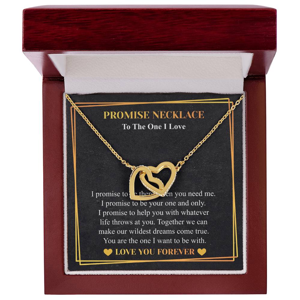 Love You This Much Promise 14k White Gold Necklace | Romantic Birthday Gift | Promise Necklace | Best for Girlfriend