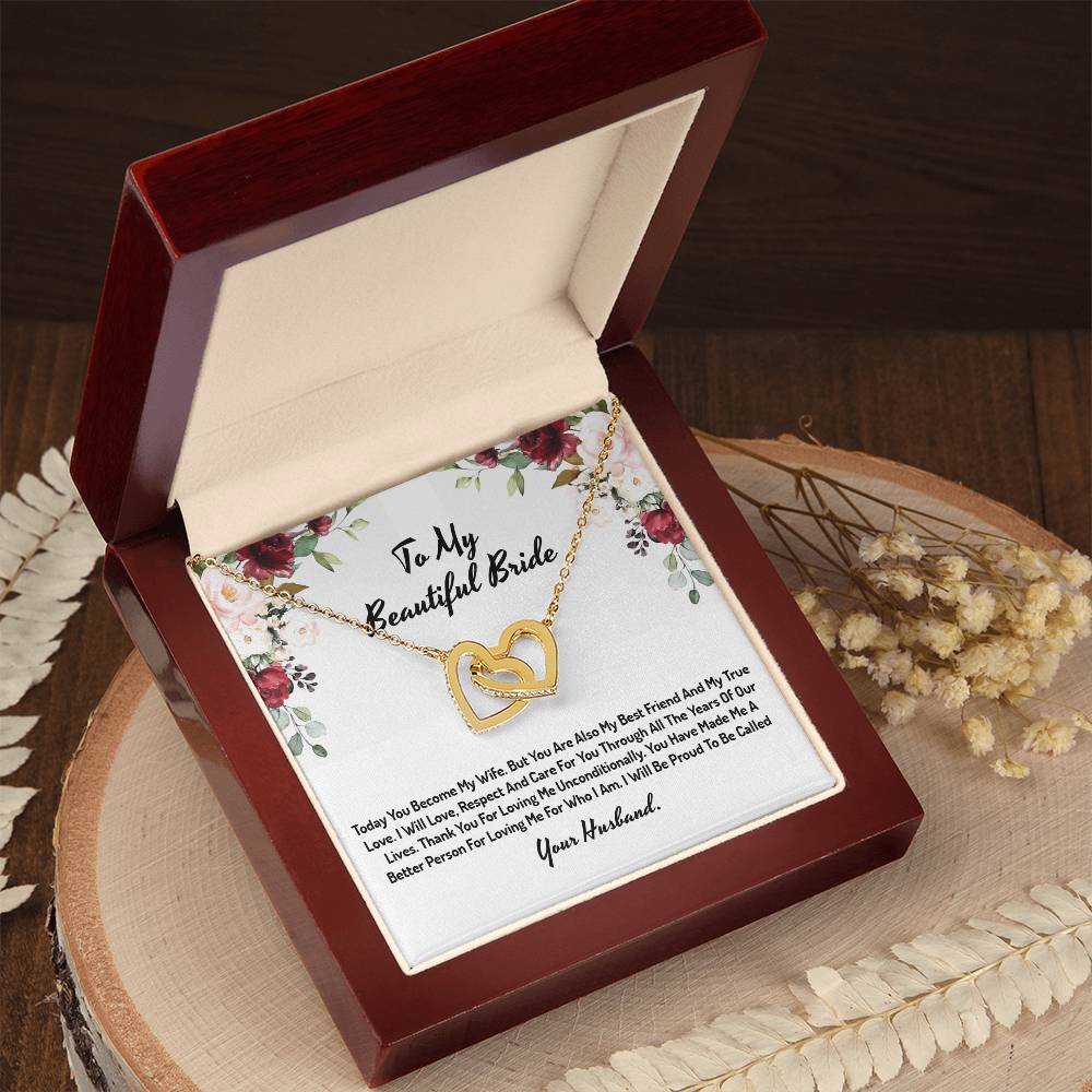 Infinity Hearts Groom to Bride Gift Wedding Day Gift for Bride from Groom to Bride Yeahnecklace3D19-820_99