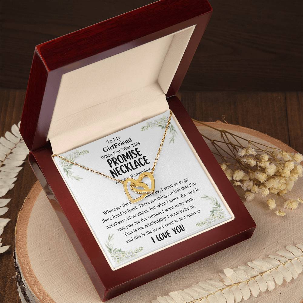 Love You This Much Promise 14k White Gold Necklace | Romantic Birthday Gift | Promise Necklace | Best for Girlfriend