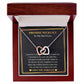 Love You This Much Promise 14k White Gold Necklace | Romantic Birthday Gift | Promise Necklace | Best for Girlfriend