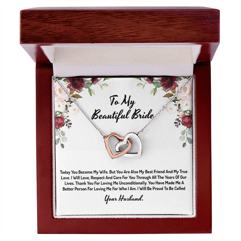 Infinity Hearts Groom to Bride Gift Wedding Day Gift for Bride from Groom to Bride Yeahnecklace3D19-820_99