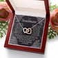 B0CR2ZTVDT VIRAGIL To My Soulmate Necklace Gift for Wife, Girlfriend, Fiancée - Anniversary, Valentine's Day Necklace Gift Soul Mates Gift, Soulmate Jewelry Birthday Gifts From Husband Interlocking Standard Box