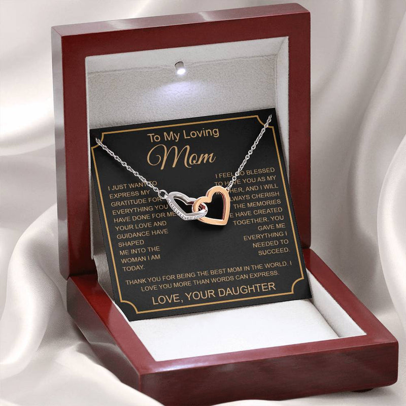 To My Loving Mom Interlocking VipSilverOnly (Coánhmainphuhop)