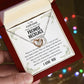 Love You This Much Promise 14k White Gold Necklace | Romantic Birthday Gift | Promise Necklace | Best for Girlfriend