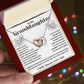 Granddaughter Gifts From Grandma Grandpa - To My Granddaughter Necklace With Heartfelt Message & Elegant Box, Jewelry Gift For Birthday, Graduation, Valentines, Mothers Day, Christmas & More