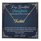 GiftsfordaughterCustomname_12 VIRAGIL Custom Name Necklace for Daughter From Dad with Message Card Necklace with Luxury Box gifts on Christmas, Birthday