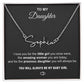 B0BNK4W1CF Necklace with Name, Gifts for Daughter Necklace custom name Customized Jewelry Gifts for Women, Wonderful Daughter Necklaces