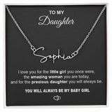 B0BNK4W1CF Necklace with Name, Gifts for Daughter Necklace custom name Customized Jewelry Gifts for Women, Wonderful Daughter Necklaces