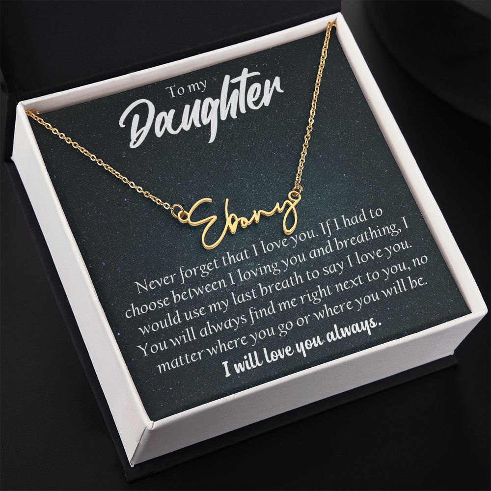 B0BNKF8JVZ 	 VIRAGIL Custom Name Necklace for Daughter, Daughter Christmas Gift,