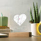 Personalized Acrylic “Where It All Began”  with Wood Stand – Custom Coordinates, Names & Date, Romantic Gift for Wife, Husband, Boyfriend, Girlfriend