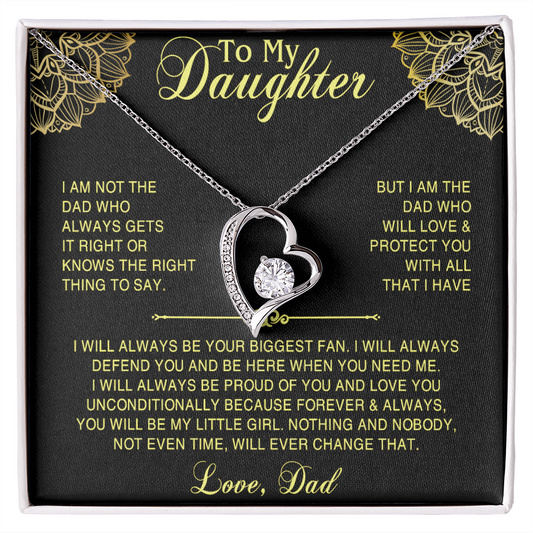 Necklace For Daughter Top Gifts for Daughter on Christmas Valentine Day, Birthday gift to Daughter