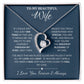 To My Wife Jewelry – Forever Love Necklace, Romantic Gift for Her, The Greatest Blessing in My Life, Perfect for Birthday, Christmas, Anniversary, or Valentine’s Day