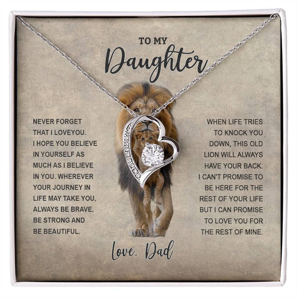 to my daughter lion Forever Love not Earing Template