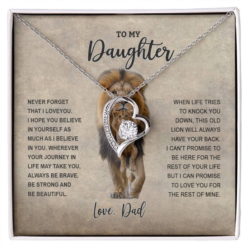 to my daughter lion Forever Love not Earing Template