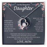 To My Beautiful Daughter sometimes Forever Love not Earing Template