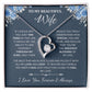 To My Wife Jewelry – Forever Love Necklace, Romantic Gift for Her, The Greatest Blessing in My Life, Perfect for Birthday, Christmas, Anniversary, or Valentine’s Day