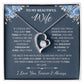 To My Wife Jewelry – Forever Love Necklace, Romantic Gift for Her, The Greatest Blessing in My Life, Perfect for Birthday, Christmas, Anniversary, or Valentine’s Day