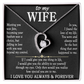 Heart Necklace for Wife – Stainless Steel Love Pendant with Adjustable Chain – Romantic Anniversary, Birthday & Valentine's Day Gift for Her