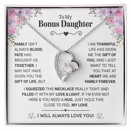 To My Daughter Necklace from Dad – Christmas Gift for Daughter or Daughter-in-Law, Birthday Jewelry for Women, Valentine's Day & Mother's Day Present