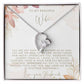 to my beautiful Wife Forever Love not Earing Template