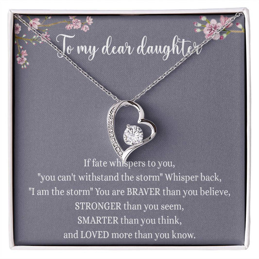 To my dear daughter Forever Love not Earing Template