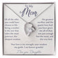 To My Mom – Sentimental Necklace with Heartfelt Card, Thoughtful Gifts from Daughter or Son for Mother’s Day, Birthday, Christmas
