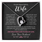 To My Wife Jewelry – Forever Love Necklace, Romantic Gift for Her, The Greatest Blessing in My Life, Perfect for Birthday, Christmas, Anniversary, or Valentine’s Day