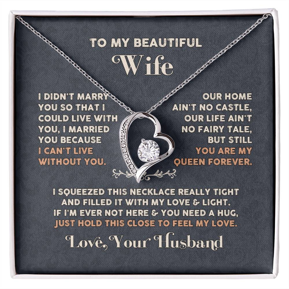 Wife love you Husaband Forever Love not Earing Template