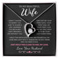 To My Wife Jewelry – Forever Love Necklace, Romantic Gift for Her, The Greatest Blessing in My Life, Perfect for Birthday, Christmas, Anniversary, or Valentine’s Day