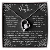 to my daughter black Forever Love not Earing Template