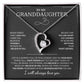 Granddaughter Gifts From Grandma Grandpa - To My Granddaughter Necklace With Heartfelt Message & Elegant Box, Jewelry Gift For Birthday, Graduation, Valentines, Mothers Day, Christmas & More