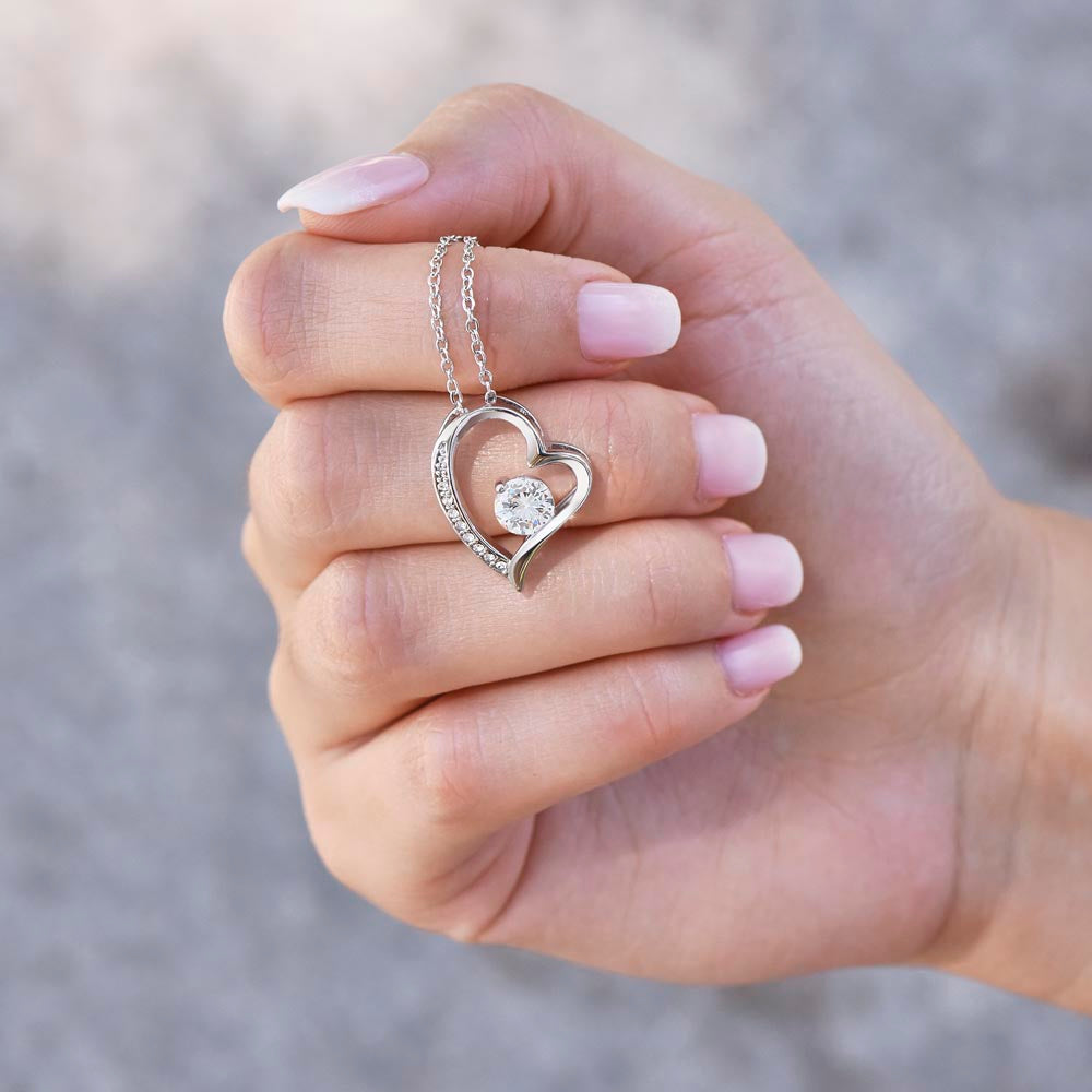To My Wife Jewelry – Forever Love Necklace, Romantic Gift for Her, The Greatest Blessing in My Life, Perfect for Birthday, Christmas, Anniversary, or Valentine’s Day