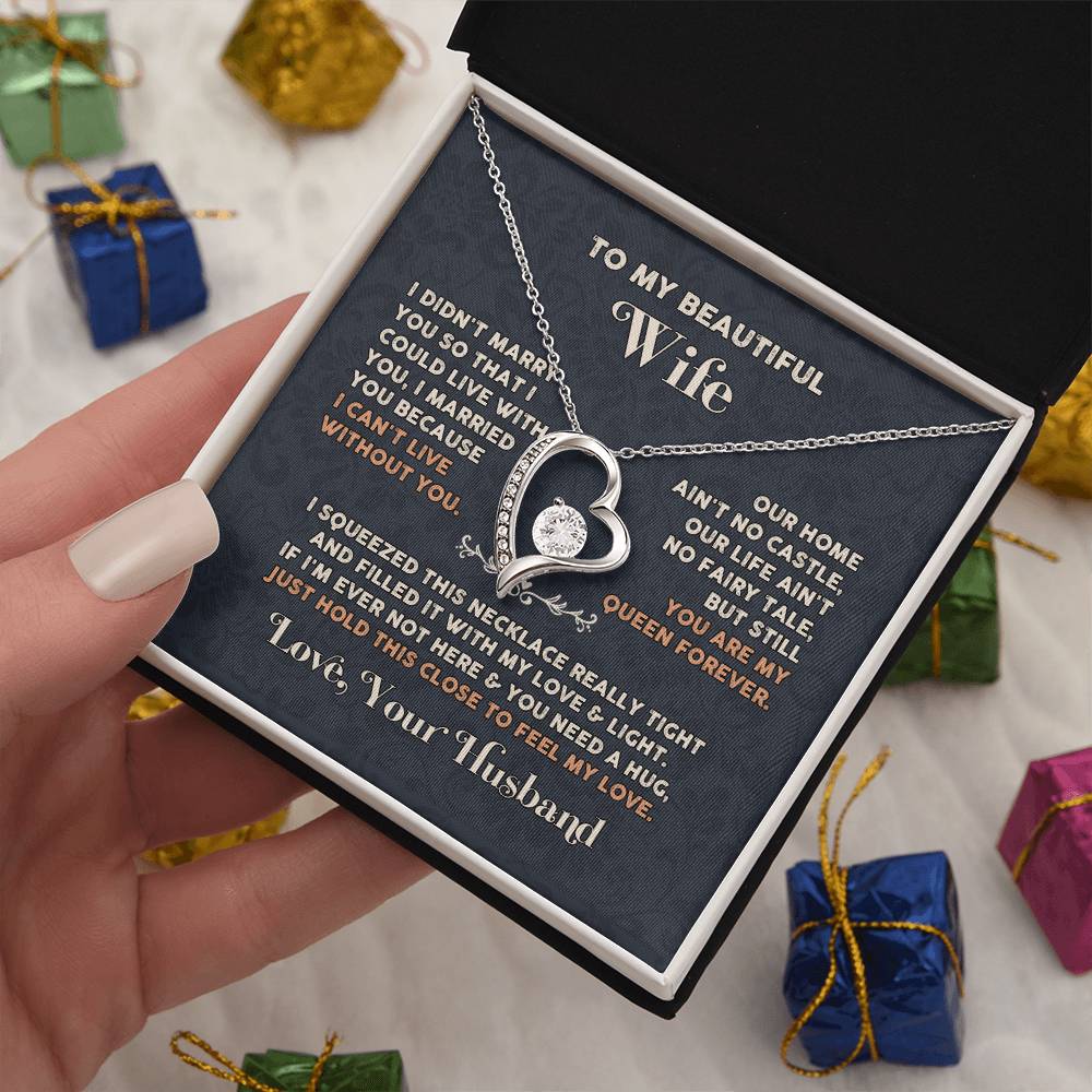 Wife love you Husaband Forever Love not Earing Template