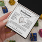 To My Soulmate Necklace – Romantic Jewelry Gift for Wife from Husband – Birthday, Anniversary, Valentine’s Day Gift with Message Card & Gift Box