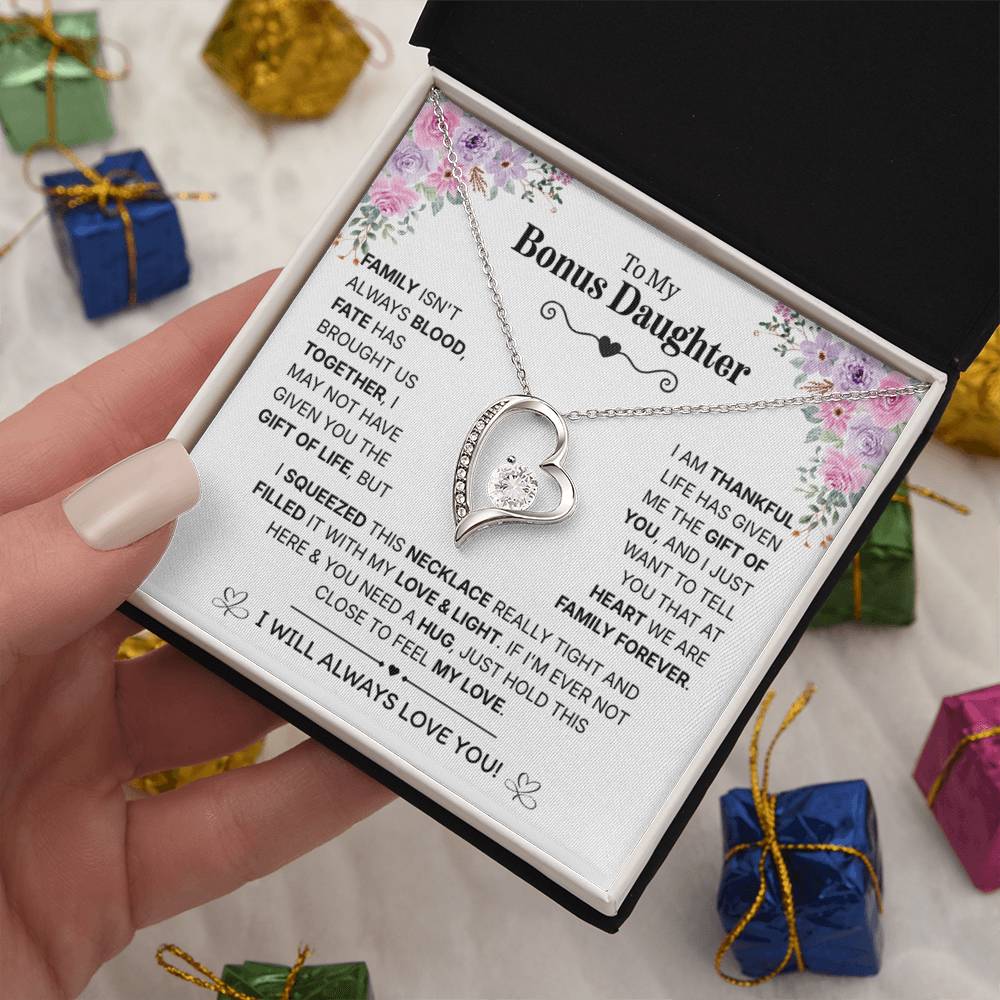 To My Daughter Necklace from Dad – Christmas Gift for Daughter or Daughter-in-Law, Birthday Jewelry for Women, Valentine's Day & Mother's Day Present