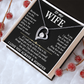 Heart Necklace for Wife – Stainless Steel Love Pendant with Adjustable Chain – Romantic Anniversary, Birthday & Valentine's Day Gift for Her