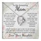 To My Mom – Sentimental Necklace with Heartfelt Card, Thoughtful Gifts from Daughter or Son for Mother’s Day, Birthday, Christmas