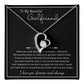 To My Girlfriend – Sterling Silver Forever Love Necklace, Meaningful Jewelry Gift for Her, Birthday, Anniversary, Valentine’s Day