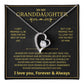 Granddaughter Gifts From Grandma Grandpa - To My Granddaughter Necklace With Heartfelt Message & Elegant Box, Jewelry Gift For Birthday, Graduation, Valentines, Mothers Day, Christmas & More