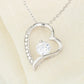 Heart Necklace for Wife – Stainless Steel Love Pendant with Adjustable Chain – Romantic Anniversary, Birthday & Valentine's Day Gift for Her